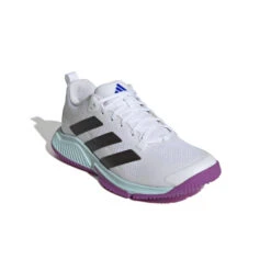 Chaussures Indoor Femme Adidas Court Team Bounce 2.0 -Baskets Soldes Boutique adidas aci ig1606 6 footwear photography front lateral top view white