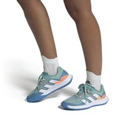 Chaussures Indoor Adidas Forcebounce -Baskets Soldes Boutique adidas gx1257 11 footwear on model front view white 000