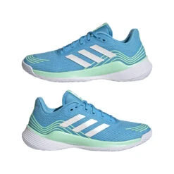 Chaussures De Volleyball Femme Adidas Novaflight -Baskets Soldes Boutique adidas gx8195 10 footwear photography mirrored pair view white nw040824x