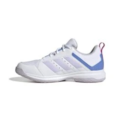 Chaussures Indoor Femme Adidas Ligra 7 -Baskets Soldes Boutique adidas hq3517 5 footwear photography side medial center view white