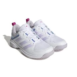 Chaussures Indoor Femme Adidas Ligra 7 -Baskets Soldes Boutique adidas hq3517 6 footwear photography front lateral top view white