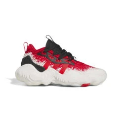 Chaussures Indoor Adidas Trae Young 3 Low 14 Chaussures Indoor Adidas Trae Young 3 Low -Baskets Soldes Boutique adidas ie7881 1 footwear photography side lateral center view white