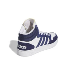 Chaussures Indoor Adidas Hoops 3.0 Mid Classic Vintage -Baskets Soldes Boutique adidas ig1432 7 footwear photography back lateral top view white