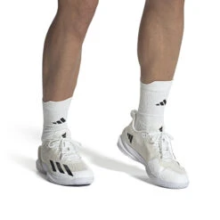 Chaussures De Tennis Adidas Adizero Cybersonic -Baskets Soldes Boutique adidas ig9514 11 footwear on model front view white nw040824x