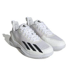 Chaussures De Tennis Adidas Adizero Cybersonic -Baskets Soldes Boutique adidas ig9514 6 footwear photography front lateral top view white nw040824x