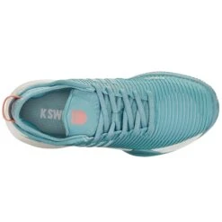 Chaussures De Tennis Femme K-Swiss Hypercourt Supreme Hb -Baskets Soldes Boutique k swiss 96617407m bleu nile blanc desert 6