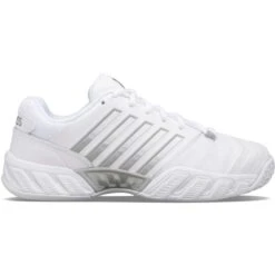 Chaussures De Tennis Femme K-Swiss Bigshot Light 4 Omni -Baskets Soldes Boutique k swiss 97010138m blanc gris argent 1