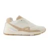 Baskets Femme Le Coq Sportif LCS R850 Monogramme -Baskets Soldes Boutique le coq sportif 2220232 blanc beige 1