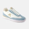 Baskets Femme Le Coq Sportif Veloce I -Baskets Soldes Boutique le coq sportif 2410712 optical white crystal blue 2