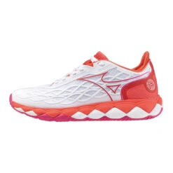 Chaussures De Tennis Femme Mizuno Wave Enforce Tour AC -Baskets Soldes Boutique mizuno 61ga230158 white radiant red fuchsia purple 2