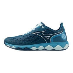 Chaussures De Tennis Mizuno Break Shot 4 AC -Baskets Soldes Boutique mizuno 61ga234027 moroccan blue white blue glow 2