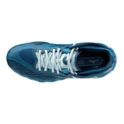 Chaussures De Tennis Mizuno Break Shot 4 AC -Baskets Soldes Boutique mizuno 61ga234027 moroccan blue white blue glow 3