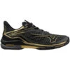 Chaussures De Tennis Mizuno Wave Exceed Tour AC -Baskets Soldes Boutique mizuno 61ga247652 iron gate gold black 1