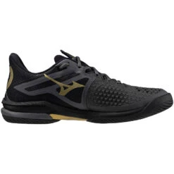 Chaussures De Tennis Mizuno Wave Exceed Tour AC -Baskets Soldes Boutique mizuno 61ga247652 iron gate gold black 2