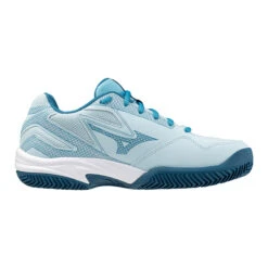 Chaussures De Tennis Femme Mizuno Break Shot CC -Baskets Soldes Boutique mizuno 61gc232625 blue glow moroccan blue bluejay 1