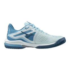 Chaussures De Tennis Femme Mizuno Wave Exceed Tour CC -Baskets Soldes Boutique mizuno 61gc247525 blue glow saxony blue mor blue 1