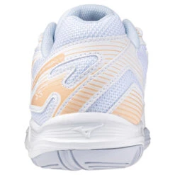 Chaussures Indoor Femme Mizuno Cyclone Speed -Baskets Soldes Boutique mizuno v1gc238000 white peach parfait halogen blue 4