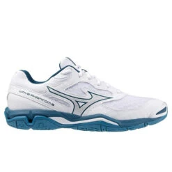 Chaussures Indoor Mizuno Wave Phantom -Baskets Soldes Boutique mizuno x1ga226021 white sailor blue silver 1