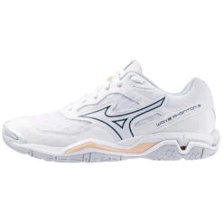 Chaussures Indoor Femme Mizuno Wave Phantom Wos -Baskets Soldes Boutique mizuno x1gb226000 white navy peony peach parfait 3