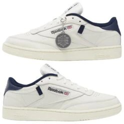 Chaussures Reebok Classics Club C 85 -Baskets Soldes Boutique reebok classics fx1379 10 footwear photography mirrored pair view white 000