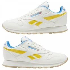 Chaussures Reebok Classics Leather Glow 16 Chaussures Reebok Classics Leather Glow -Baskets Soldes Boutique s23721 ftw photo mirrored pair white